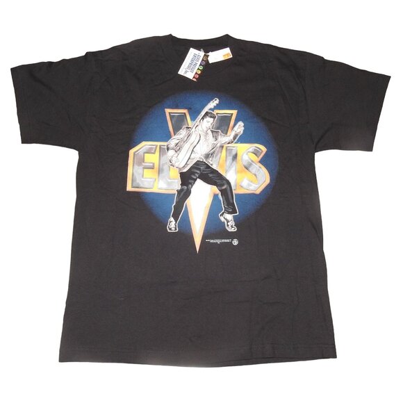 Alstyle Other - NWT Vintage 1998 Elvis Presley Younger Big V Short Sleeve T-Shirt Large